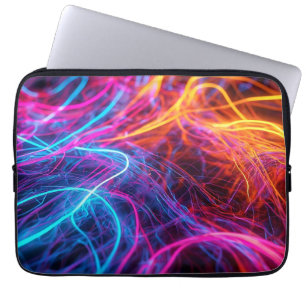 Funda Para Portátil Líneas de Neon