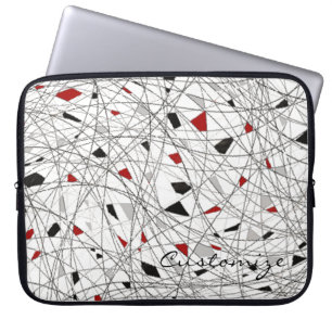 Funda Para Portátil Líneas entrelazadas Modelo de patrón abstracto Man