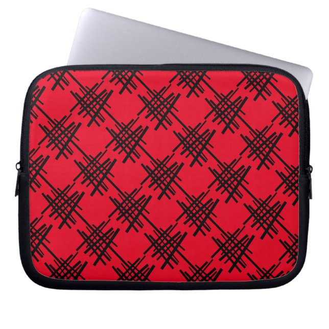 Funda Para Portátil Líneas Retro (Frente)