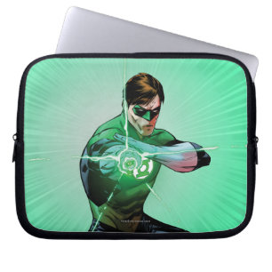 Funda Para Portátil Linterna verde y anillo brillante