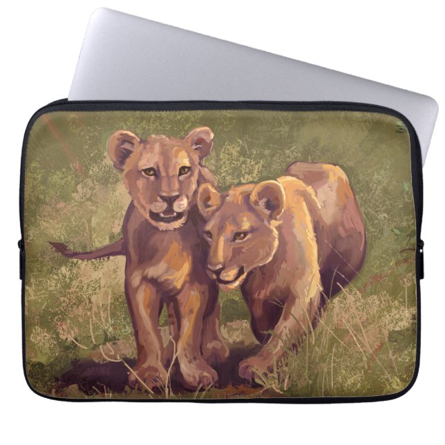 Funda Para Portátil Lion Cubs (Frente)