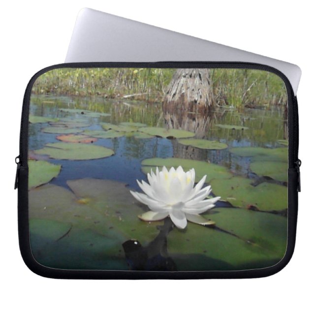 Funda Para Portátil Lirio de agua 2 (Frente)