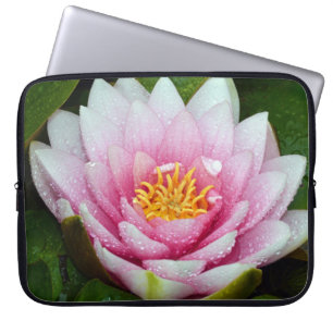 Funda Para Portátil Lirio de agua rosada