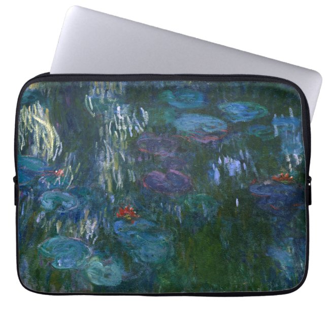 Funda Para Portátil Lirios de agua - Claude Monet (Frente)