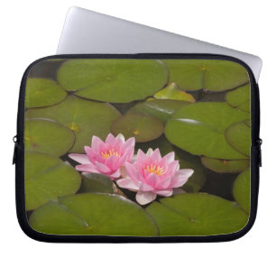 Funda Para Portátil Lirios de agua en flor