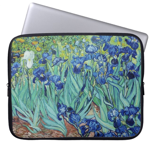 Funda Para Portátil Lirios, Vincent van Gogh (Frente)