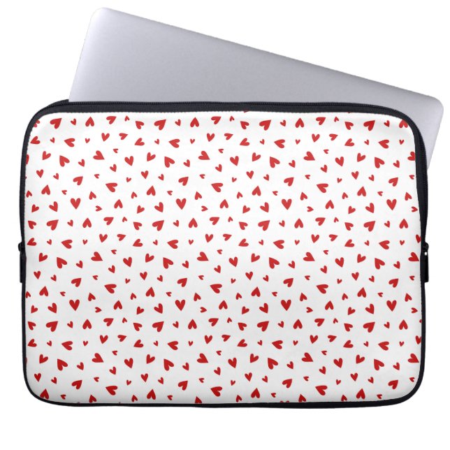 Funda Para Portátil Little Valentine Hearts (Frente)