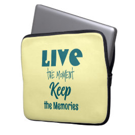 Funda Para Portátil Live the Moment, Keep the Recuerdos Electronics Ba