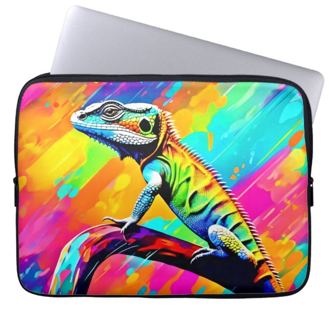 Funda Para Portátil Lizard Neonscale (Frente)