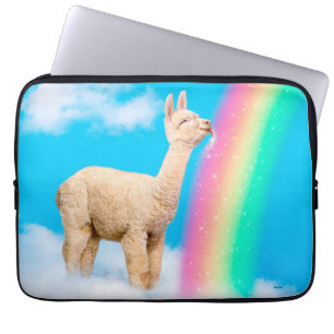 Funda Para Portátil Llama: Arcoiris golpeando