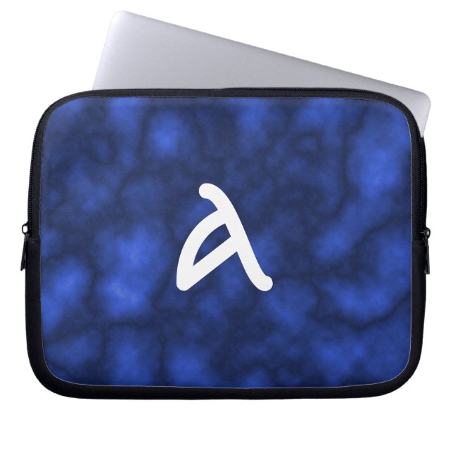 Funda Para Portátil Llama azul (Frente)