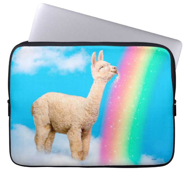 Funda Para Portátil Llama Licando Arcoiris (Frente)
