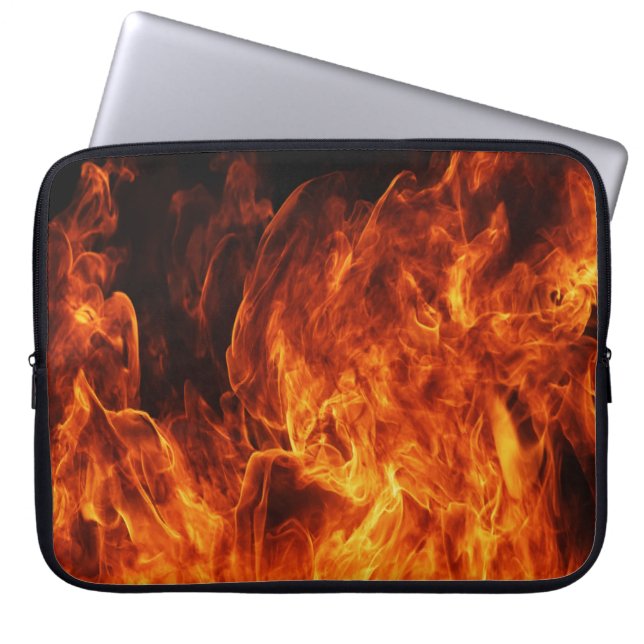 Funda Para Portátil Llama naranja (Frente)