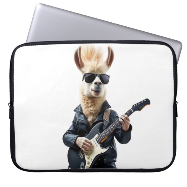 Funda Para Portátil Llama rockstar (Frente)