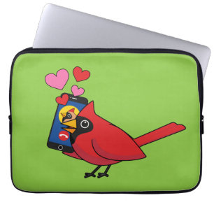 Funda Para Portátil Llamadas Cardinal Bird Love Mating