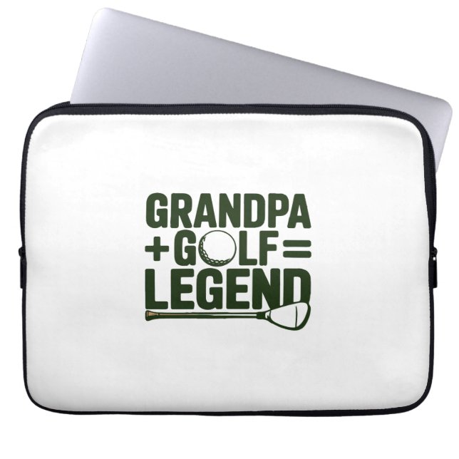 Funda Para Portátil Llámame Abuelo, Mírame Golf (Frente)