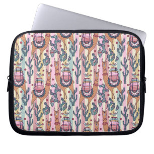 Funda Para Portátil Llamas en modelo de las rayas