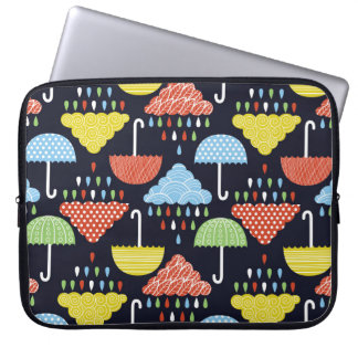Funda Para Portátil Lluvia Agua Cae Patrón Sin Marea