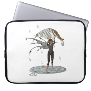 Funda Para Portátil Lluvia De Hada Con Hojas De Portátil De Hojas
