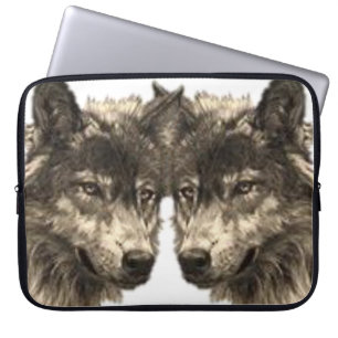 Funda Para Portátil Lobo de manga para portátiles