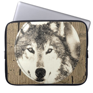 Funda Para Portátil Lobo de manga para portátiles