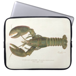 Funda Para Portátil Lobster americano - Sherman Denton Fish Lithograph