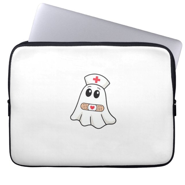 Funda Para Portátil Locura Fantasma Fantasma Graciosa Halloween Esenci (Frente)
