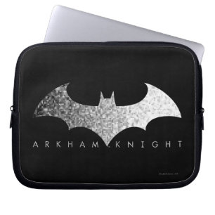 Funda Para Portátil Logo de Batman Arkham Knight Pixel