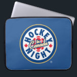 Funda Para Portátil Logo de la Noche de Hockey en Canadá<br><div class="desc">El presente logotipo utilizado desde 1998. La noche de hockey en Canadá es la marca usada para las presentaciones de televisión canadienses de la Liga Nacional de Hockey. Aunque el nombre se ha usado para todas las transmisiones de NHL en CBC Television (independientemente de la hora del día), Hockey Night...</div>