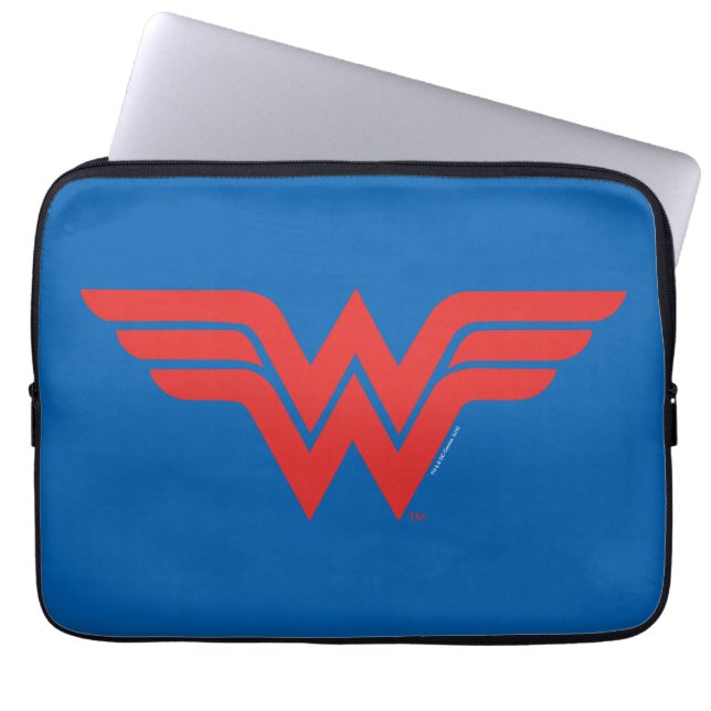 Funda Para Portátil Logo de Red Wonder Woman (Frente)