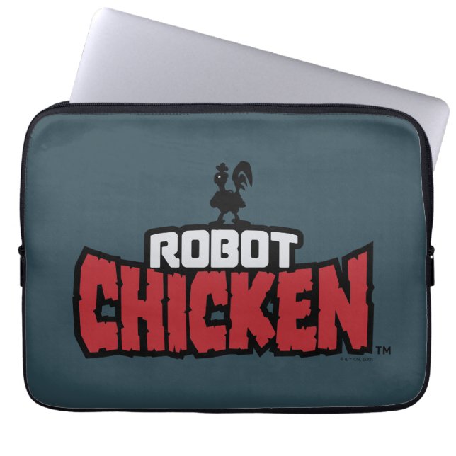 Funda Para Portátil Logo de Robot Chicken (Frente)