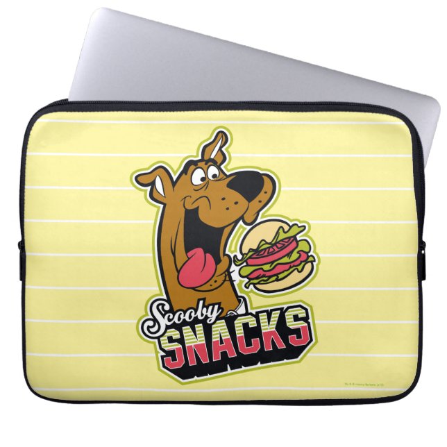Funda Para Portátil Logo de Scooby-Doo "Snacks Scooby" (Frente)