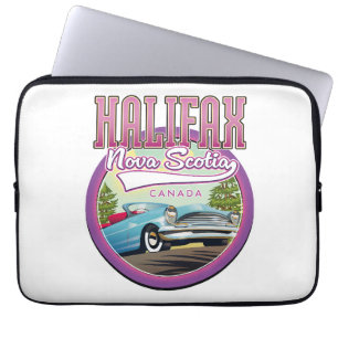 Funda Para Portátil Logo de viaje de Halifax Nova Scotia