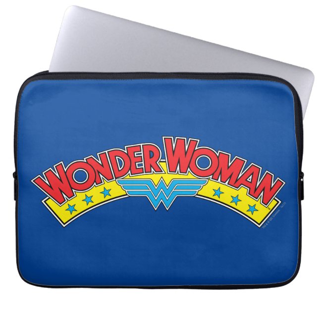 Funda Para Portátil Logo del cómic de 1987 de Wonder Woman (Frente)