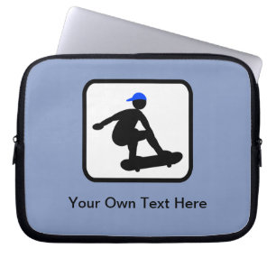 Funda Para Portátil Logo del Skater personalizable en Skateboard