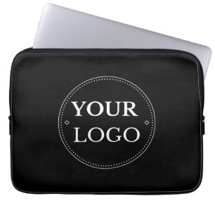 Funda Para Portátil Logotipo comercial Empresa Minimalista moderna