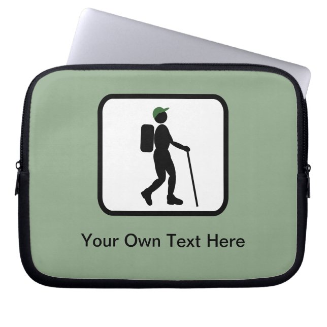 Funda Para Portátil Logotipo de personalizable Hiker (Frente)
