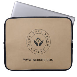 Funda Para Portátil Logotipo de Personalizado Minimalista simple y pro