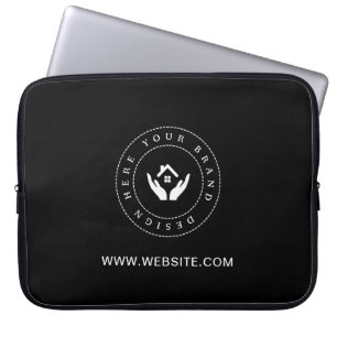 Funda Para Portátil Logotipo de Personalizado Minimalista simple y pro