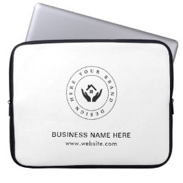 Funda Para Portátil Logotipo de Personalizado Minimalista simple y pro