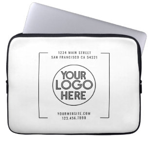 Funda Para Portátil Logotipo de Personalizado profesional moderno para
