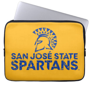 Funda Para Portátil Logotipo de San Jose State Spartans con Marca de P