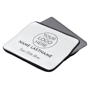 Funda Para Portátil Logotipo Empresarial Moderno