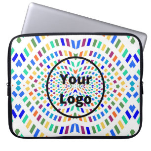 Funda Para Portátil logotipo personalizado rectángulos de colores ondu