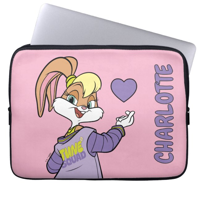 Funda Para Portátil Lola TUNE SQUAD™ Varsity Heart (Frente)