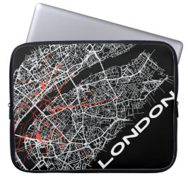 Funda Para Portátil London mapped laptop bags