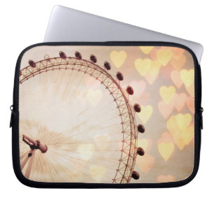 Funda Para Portátil Londres el   Big Ben Nightime filtrado fotografía