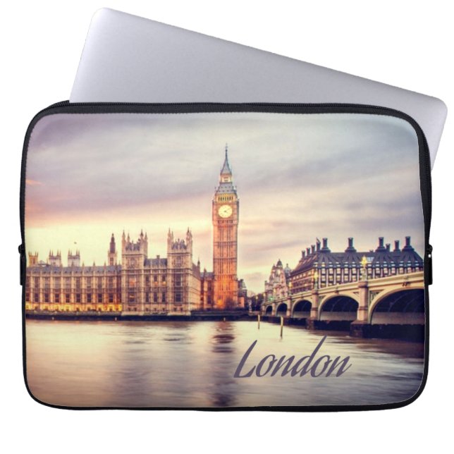 Funda Para Portátil Londres Inglaterra Big Ben (Frente)