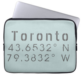 Funda Para Portátil Longitud del Toronto Latitude