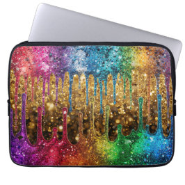 Funda Para Portátil Looks Like Glitter on a Customized Electronics Bag
